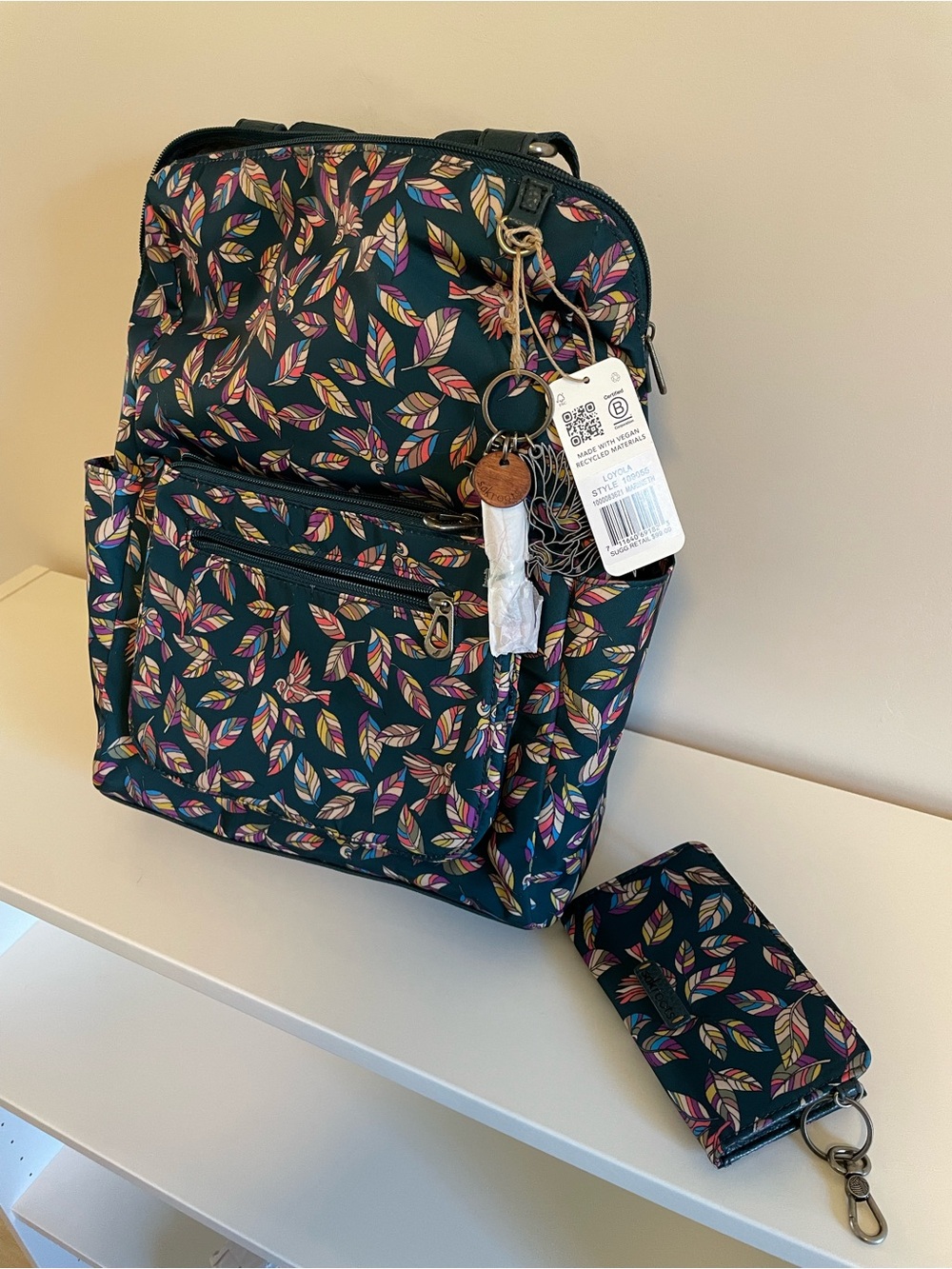 NWT Sakroots Backpack AND Wallet | Marine Treehouse Print *RARE*